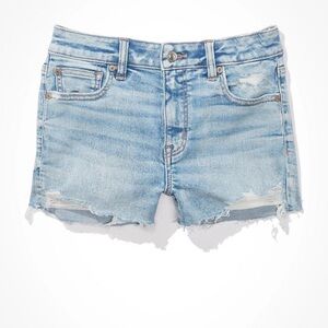 American Eagle Next Level Stretch Hi Rise Denim Shorts size 12